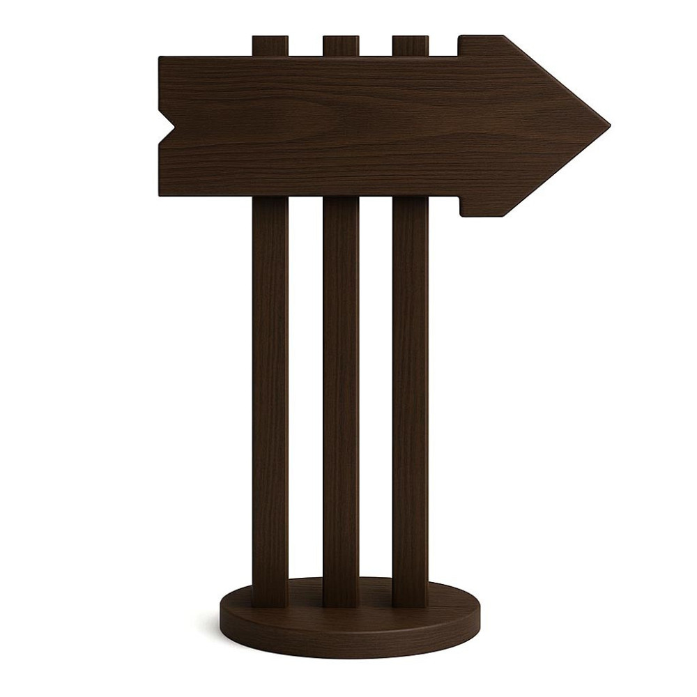 Напольная стрелка-указатель 