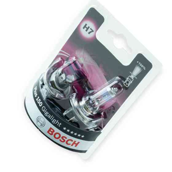 Автолампа 12V 55 W Gigalight 150% (2шт) H7 Мукачево