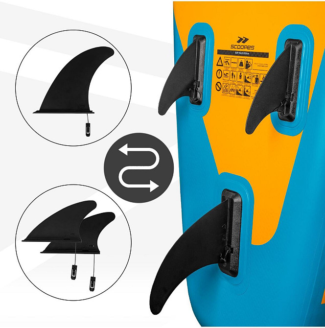 SUP-дошка 350 см надувна з веслом, сидінням, насосом і повним набором аксесуарів Scoopes (Velo 350) Нововолинськ - фото 4