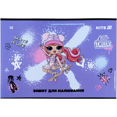 Альбом для рисования Kite LOL, 12 листов (LO25-241) Винница - изображение 5