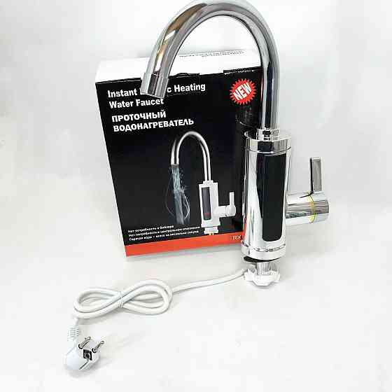 Бойлер електричний кран Delimano, Нагрівник миттєвий насадка на кран, Проточний водонагрівач JO-19 Івано-Франківськ