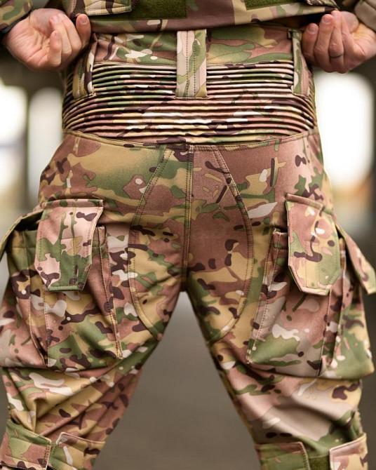 Штурмовой тактический костюм софтшел SHARCK   ПП8163 XL Одесса - изображение 9