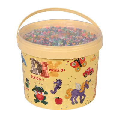 Набор для творчества Hama цветные бусины, 50 цветов, 30000 шт термомозаика (HM-181-68) Винница - изображение 1