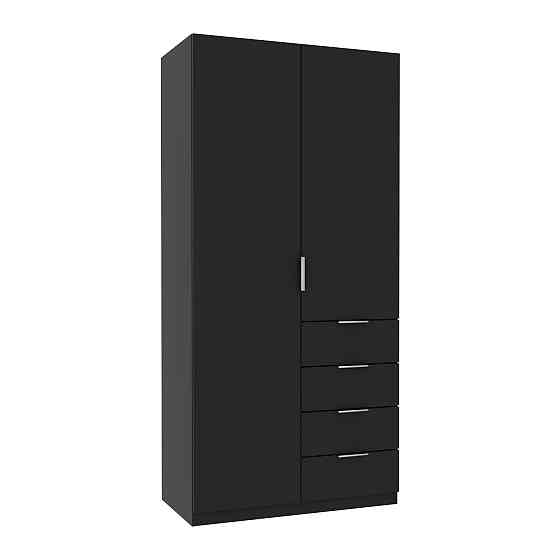 Шкаф Кристалл 1, Антрацит, 1000х520х2100 Львов