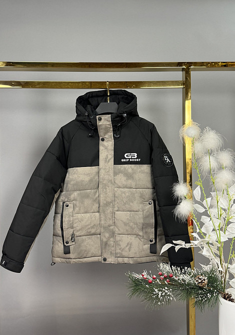 Підліткова зимова куртка для хлопчика варенка на холофайбері 152,158,164,170 Миколаїв - фото 1