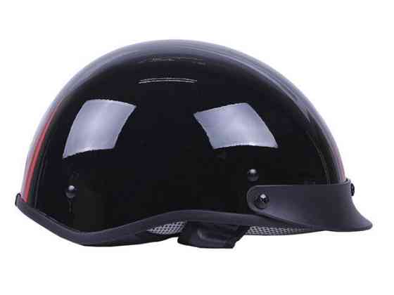 Шолом каска мотоциклетний MD-513 (чорний глянсовий, size L) Мукачево