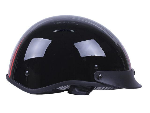 Шлем каска мотоциклетный MD-513  (черный глянцевый, size L) Мукачево - изображение 3