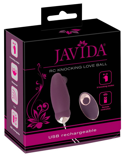 Віброяйце Javida RC Knocking Love Ball Sex Aura Київ - фото 1