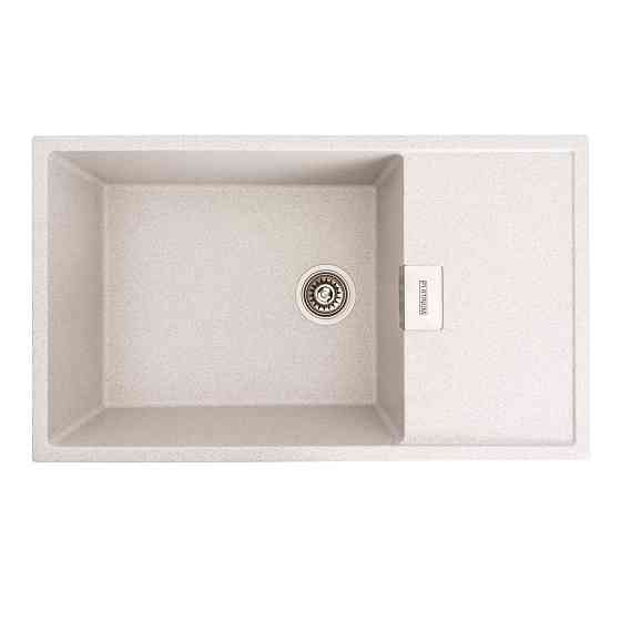 PLATINUM Гранітна мийка для кухні Platinum 8650 DIAMOND матова (топаз) Коломыя