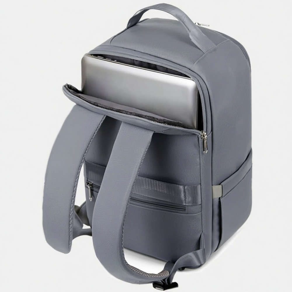 Рюкзак городской для путешествий дорожный влагоотталкивающий 40х20х25 см,материал Oxford,серый Каменец-Подольский - изображение 6