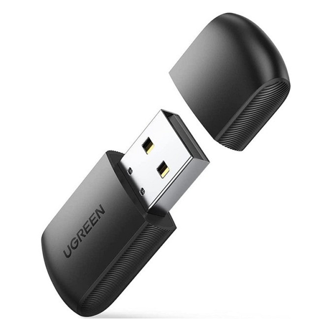 Дводіапазонний бездротовий Wi-Fi USB адапттер Ugreen AC650 2,4 ГГц CM448 20204 (Чорний) Николаев - изображение 1