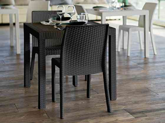 Стіл для саду пластиковий BICA Dallas, графіт Київ