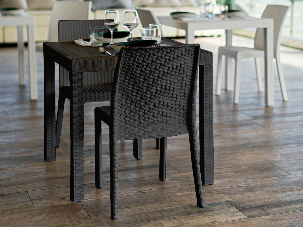 Стіл для саду пластиковий BICA Dallas, графіт Київ - фото 3