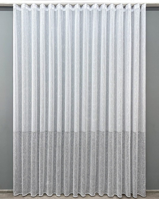 Тюль VR-Textil 2023т Жакард Білий 400х270 см (42-1094) Київ - фото 2