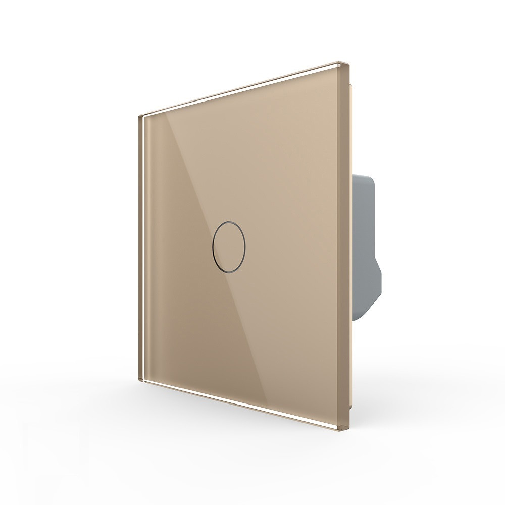 LIVOLO Розумний сенсорний прохідний/перехресний диммер Livolo золотий ZigBee (VL-C7FC1SD1Z-2GAP Коломия - фото 5