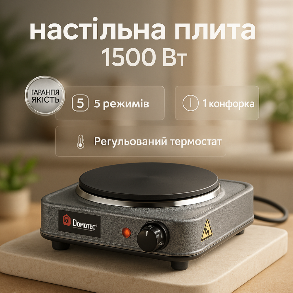 Электрические электро плиты DOMOTEC, Кухонная плита электро для кухни, Настольные плиты для дома IT-69 Львов - изображение 15