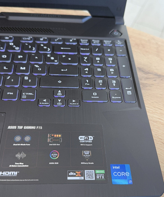 Ноутбук ASUS TUF 15" i7/ 16/512Gb. RTX 3060 Київ - фото 5