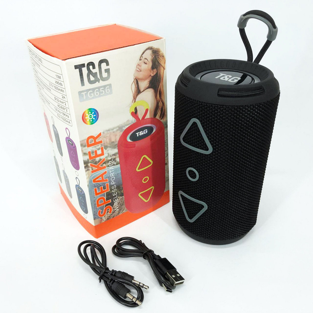 Активна акустична колонка з акумулятором, Світлова bluetooth колонка з хорошим звуком MP-69 Львів - фото 5