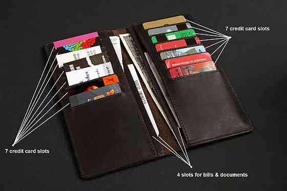 Гаманець SHVIGEL 13789 Коричневий Київ