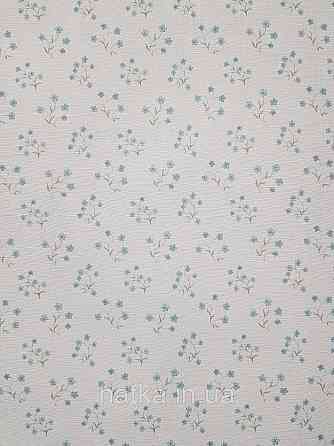 Шпалери вінілові на флізеліні A.S.Creation Maison charme 0.53x10 прованс квіти маленькі блакитні на біло рожевому Київ