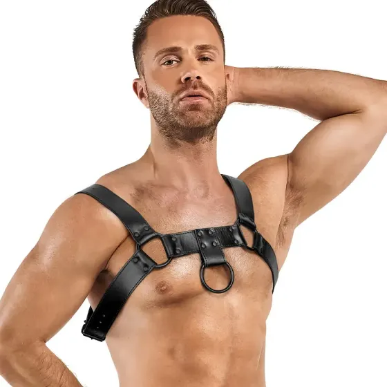 Портупея Bedroom Fantasies Bruno Chest Bulldog Harness - Black Львів