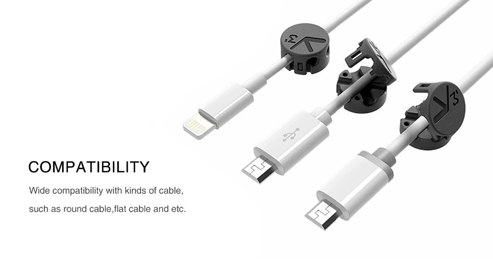 Декоратор проводів Xiomi Bcase Magnetic Desktop Cable Clip (Рожевий) Николаев - изображение 4