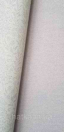 Обои виниловые на флизелине Rasch County Living метровые однотонные матовые под ткань лен сиреневые Киев