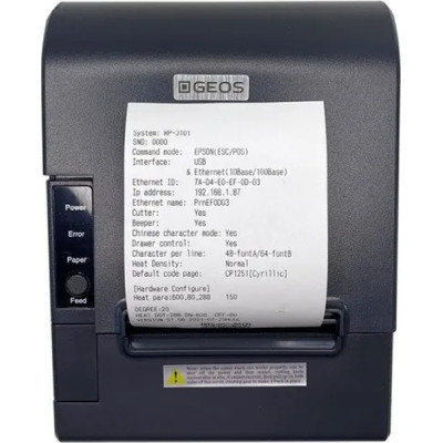Принтер чеків Geos RP3101 з розділювачем 58-80мм, USB, Ethernet (RP3101 divider 58/80) Вінниця - фото 4