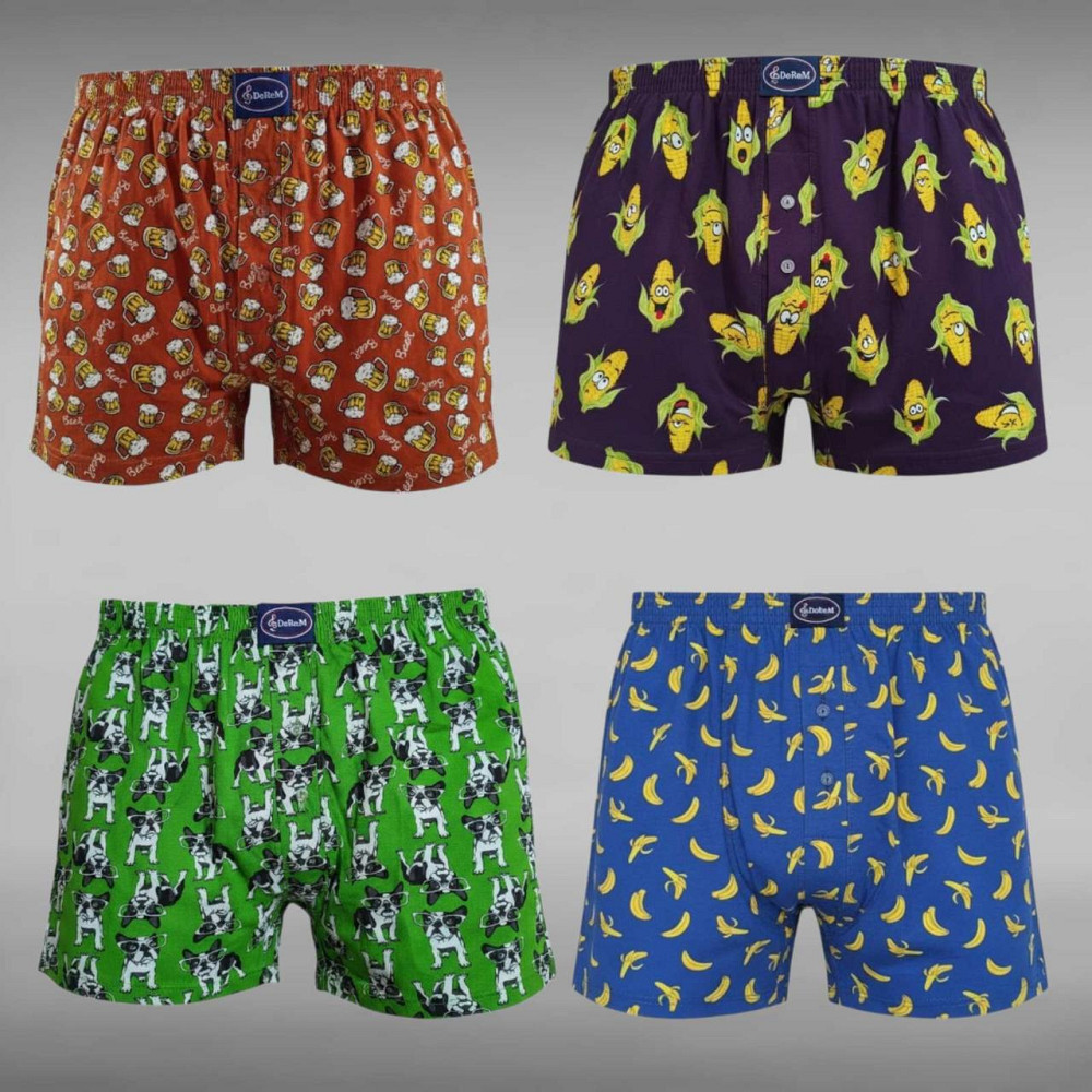 Набор мужских трусов Дореми. Трусы мужские семейные Дореми. Трусы семейные из хлопка. В наборе по 4шт. Doremi Ассорти Киев - изображение 2