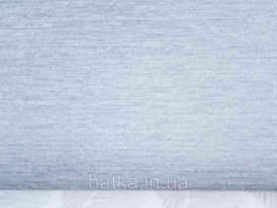 Обои виниловые Decoprint Breeze 0.53х10 м однотонные структурные тонкая полоска под ткань серые Киев
