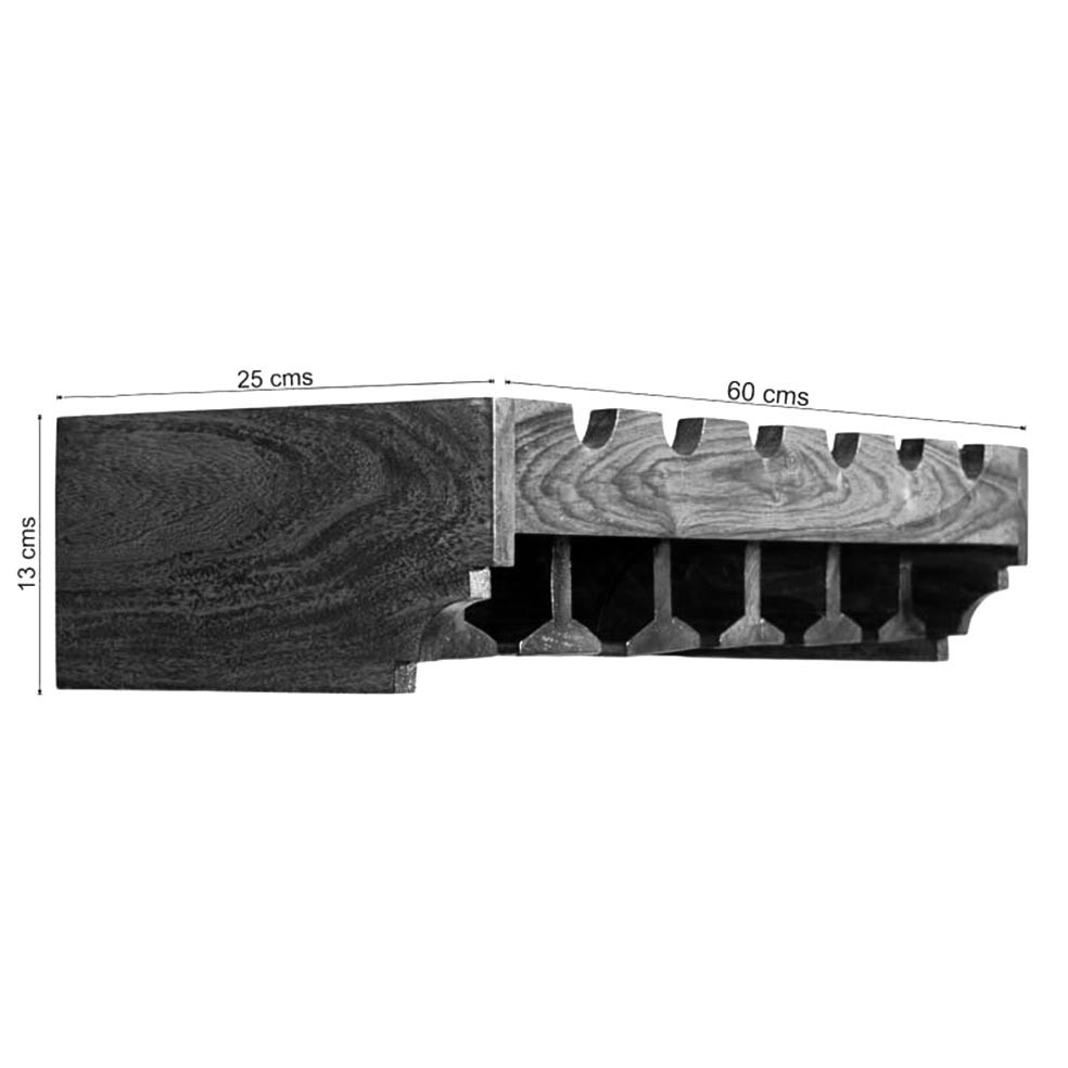 Настенная винная полка 