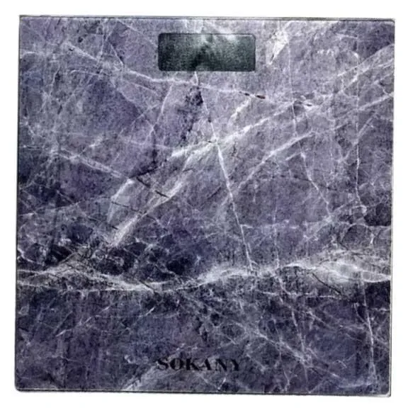 Настільні ваги Sokany SK-19018 з платформою з металу та скла, до 180 кг з точністю 100 г Одеса - фото 3