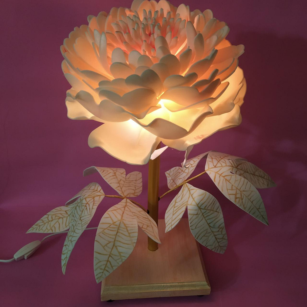 Світильник-нічник "Молочний півонія" Дніпро - фото 5