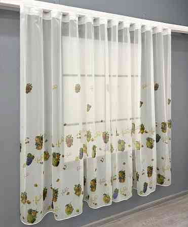 Кухонная арка VR-Textil № 1824т шифон разноцветный 300х170 см (53-0063) Киев