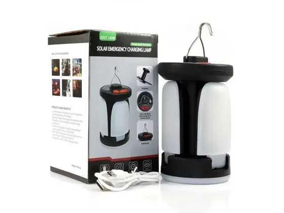 Світлодіодна лампа для кемпінгу Z03 140W з акумулятором 18650 та зарядкою Micro USB, портативний ліхтар для туризму та походів Одеса