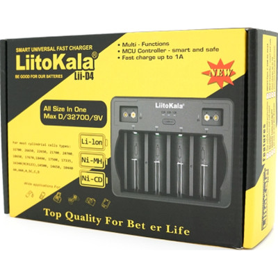 Зарядний пристрій для акумуляторів Liitokala 4 Slots, Ni-MH/Ni-CdAA,AAA,C, Li-ion/IMR32650,21700,18650 (Lii-D4) Вінниця - фото 5