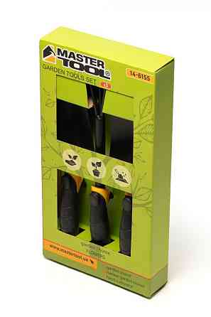 Набір садового інструменту MASTERTOOL Garden TPR 3 шт 14-6155 Ровно