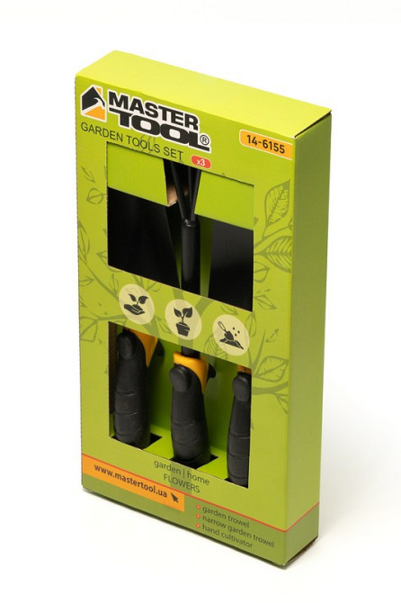 Набір садового інструменту MASTERTOOL Garden TPR 3 шт 14-6155 Ровно - изображение 3