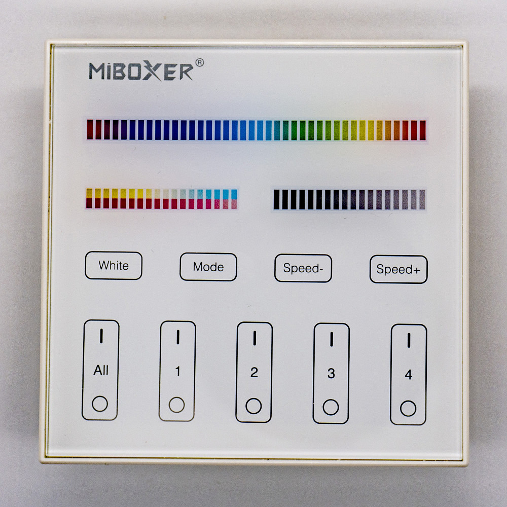 Milight Smart touch панель TL4 (White/RGB/RGBW/CCT 2,4 GHz) Коломия - фото 4