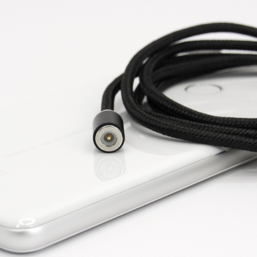 Магнітний MicroUsb кабель Floveme 1 м Black Київ - фото 5