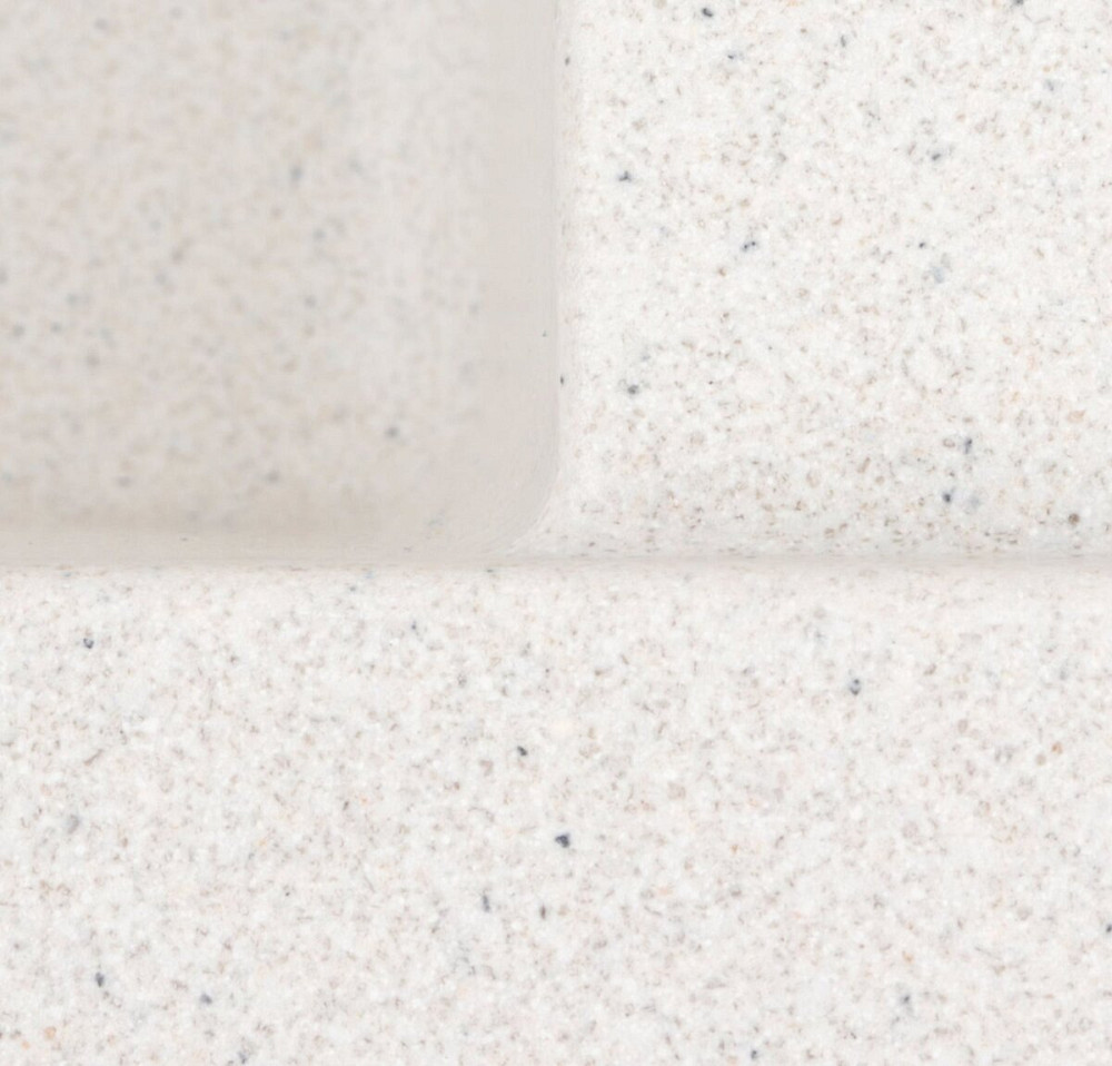 VALESO Комплект: Мийка LOTOS 6550 біла в крапку + Змішувач NS02A білий в крапку + Сифон 1041 Киев - изображение 6