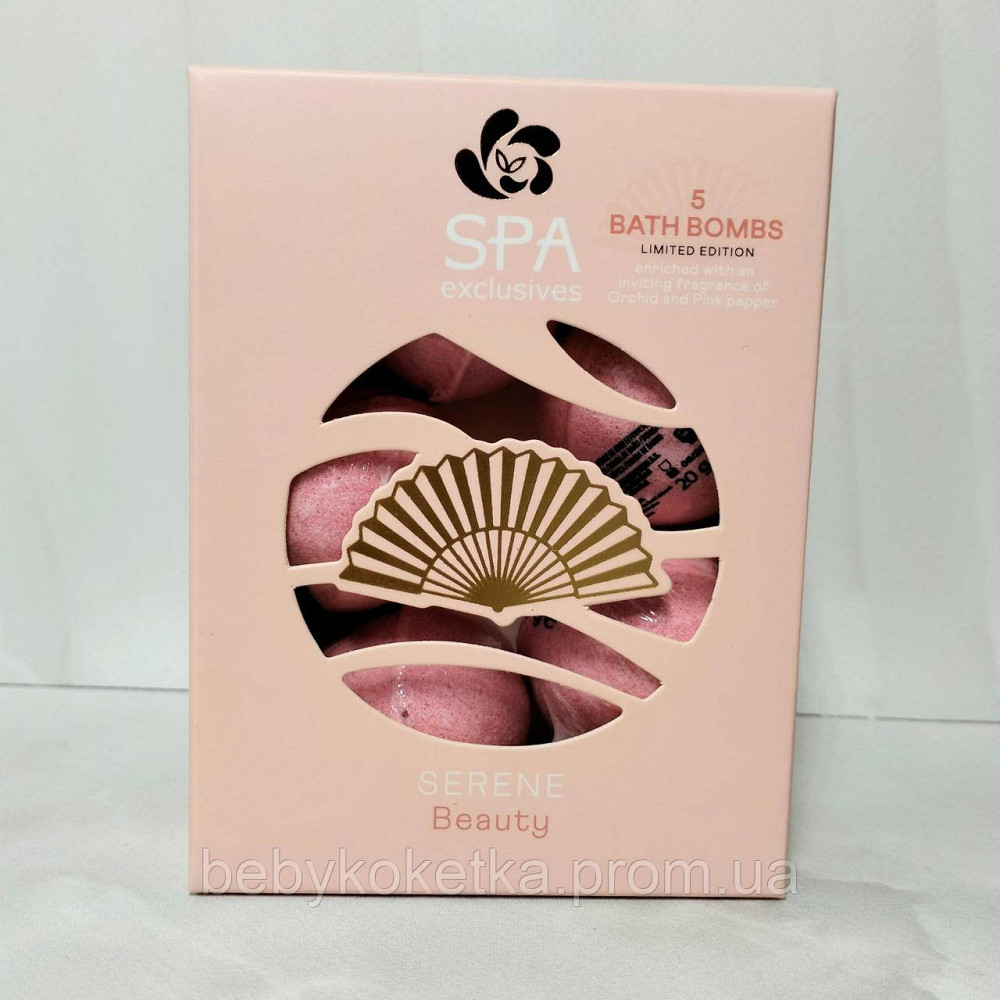Набір бомбочок Spa Exclusives Serene 5 шт по 20 г. Львів - фото 1
