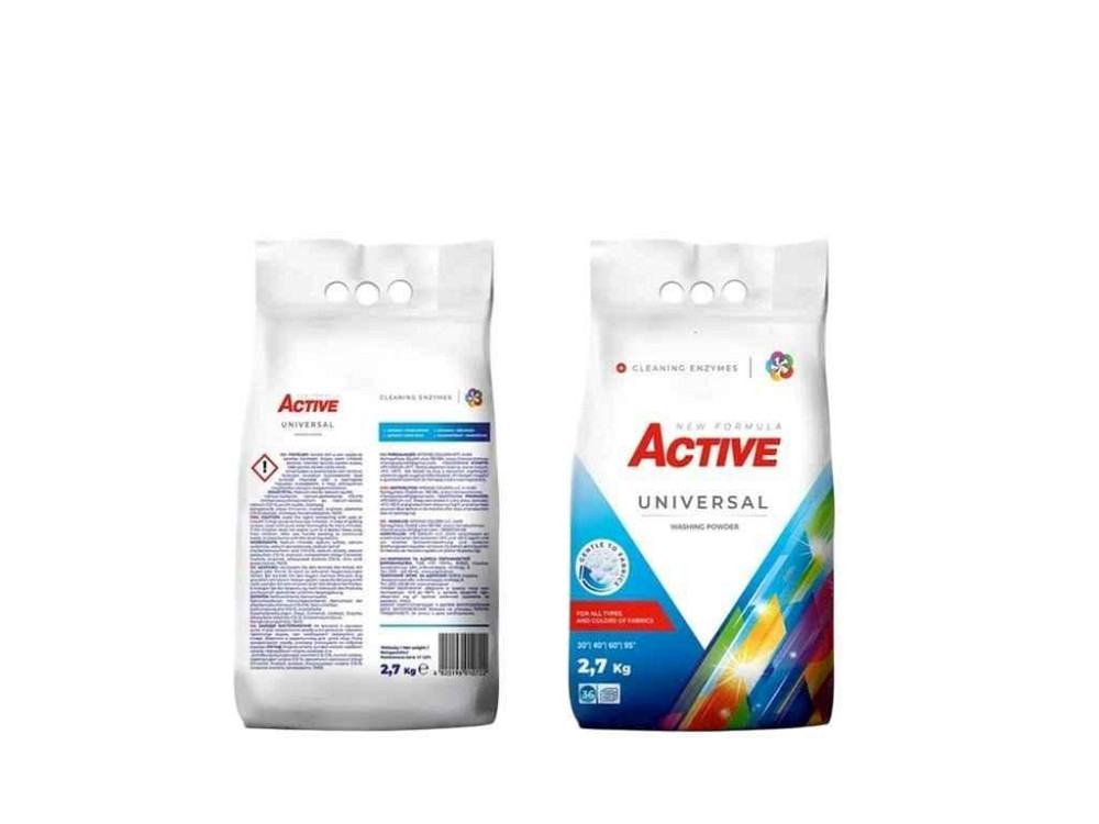 Стиральный порошок 2.7кг Universal ТМ ACTIVE Киев - изображение 1