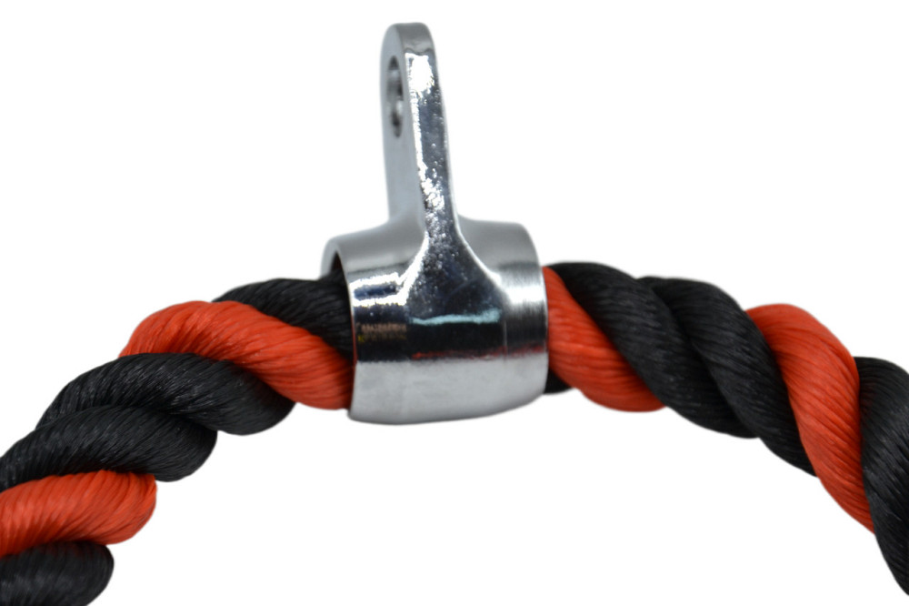 Канат для трицепса з подвійним хватом Power System PS-4041 Triceps Rope Black/Red Кам'янське - фото 8