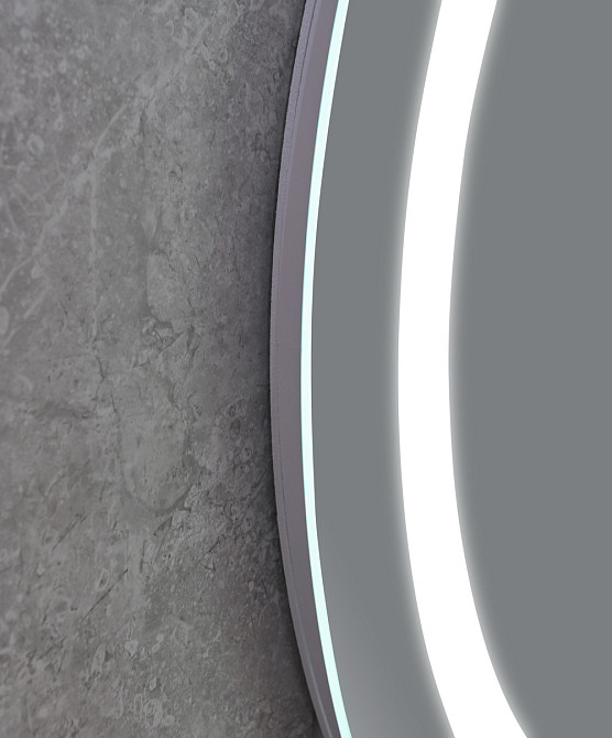 Дзеркало Mixxus PLAIN MC02-60 з Led Touch, Anti-fog, димером, регулятором яскравості, годинником (MI6012) Київ - фото 3