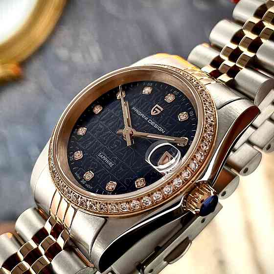 Pagani Design PD-1794L Silver-Rose Gold-Blue Киев