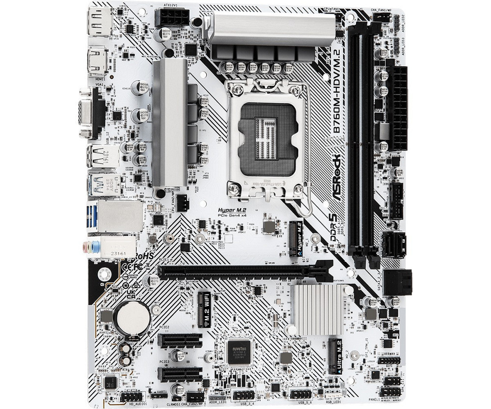 Материнська плата ASRock B760M-HDV/M.2 Socket 1700 ( Для настільного ПК ) Харків - фото 3