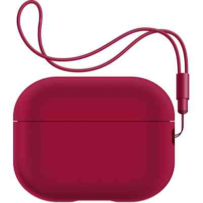 Чохол для навушників Armorstandart Silicone Case with straps для Apple Airpods Pro 2 Wine Red (ARM68620) Вінниця