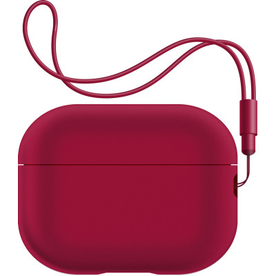 Чохол для навушників Armorstandart Silicone Case with straps для Apple Airpods Pro 2 Wine Red (ARM68620) Вінниця - фото 1