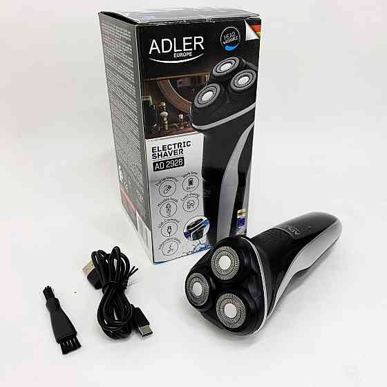 Бритвы электрические ADLER, Мужская бритва на батарейках, Электрическая мужская бритва для бороды MB-26 Львов